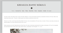 Desktop Screenshot of hannumakela.com